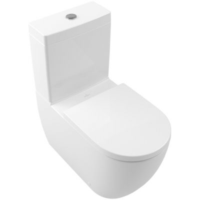 Villeroy & Boch Subway 3.0 miska WC kompakt stojąca bez kołnierza CeramicPlus Weiss Alpin 4672T0R1