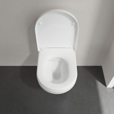 Villeroy & Boch Architectura Combi-Pack miska WC wisząca z deską wolnoopadającą Weiss Alpin 4694HR01