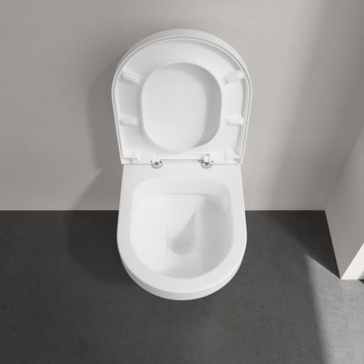 Villeroy & Boch Architectura Combi-Pack miska WC wisząca z deską wolnoopadającą Weiss Alpin 4694HR01