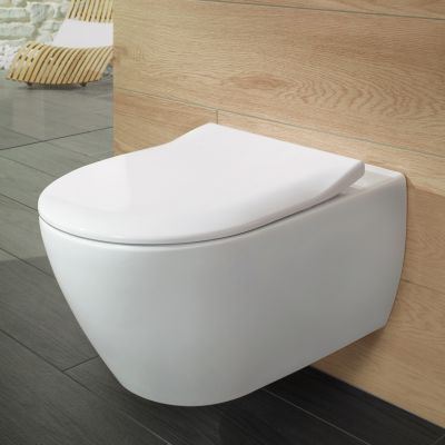 Zestaw Villeroy & Boch Subway 2.0 Combi-Pack stelaż podtynkowy miska WC wisząca z deską i przycisk biały ( 92242700, 5614R2R1, 92249068)