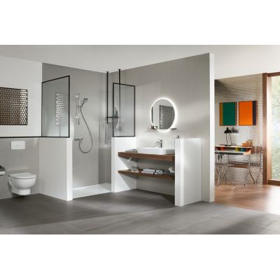 Villeroy & Boch O.Novo miska WC wisząca bez kołnierza ze spłukiwaniem wirowym CeramicPlus Weiss Alpin 5C39C0R1