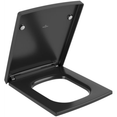 Villeroy & Boch Memento 2.0 deska sedesowa wolnoopadająca Pure Black 8M24S1R7