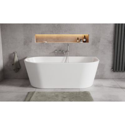 Besco Vica New wanna wolnostojąca 150x80 cm owalna biała #WAS-150VNBO