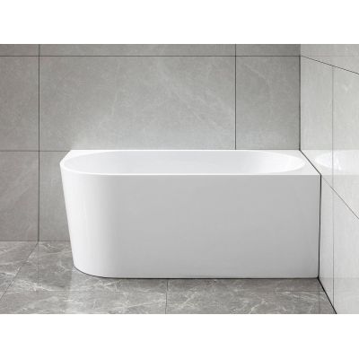 Aqualine Tibera wanna przyścienna 140x70 cm biała E1055