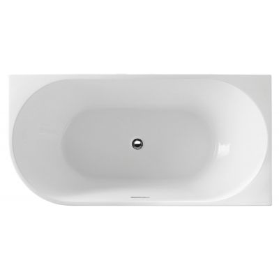 Aqualine Tibera wanna przyścienna 140x70 cm biała E1055