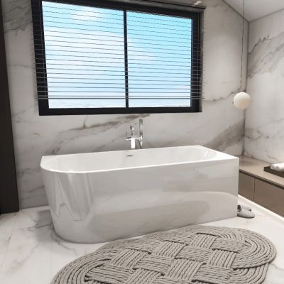 Balneo Avola wanna wolnostojąca 150x75 cm prawa owalna biała J0101010402-3