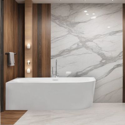 Balneo Avola wanna wolnostojąca 170x80 cm lewa owalna biała J0101010502-2