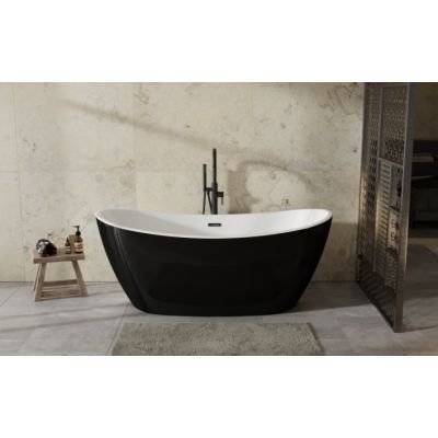 Besco Ayla wanna wolnostojąca 170x80 cm owalna dwukolorowa #WAS-170ABBI