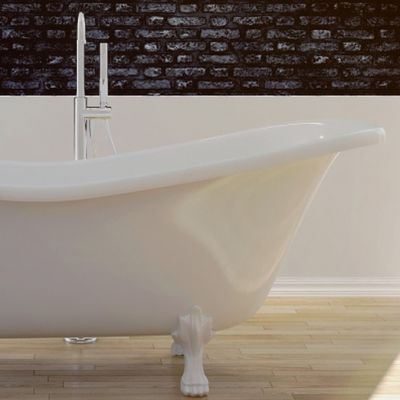Besco Otylia wanna wolnostojąca 168,5x76 cm owalna biała #WKO-170W+B