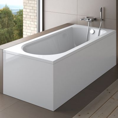 Besco Intrica wanna prostokątna 159,5x75 cm biała #WAIN-160-PK