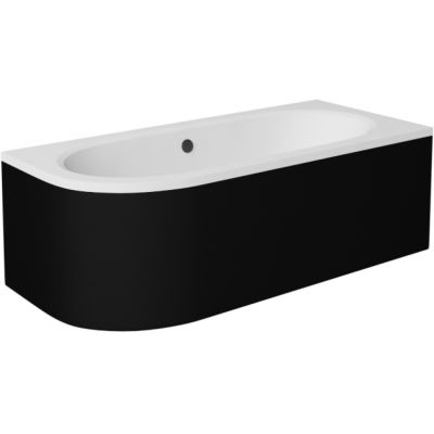 Besco Avita Black obudowa do wanny 170 cm czarny mat OAV-170-NSC