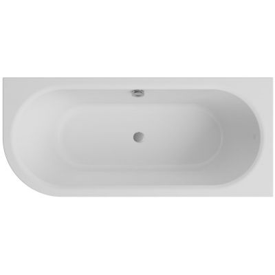 Besco Avita A-Line wanna przyścienna 150x75 cm prostokątna biała #WAA-150APN