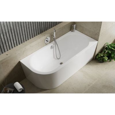 Besco Avita A-Line wanna przyścienna 150x75 cm prostokątna biała #WAA-150APN