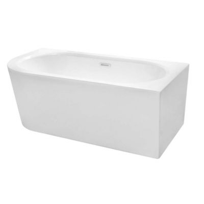Besco Avita A-Line wanna przyścienna 160x75 cm prostokątna biała #WAA-160APCS