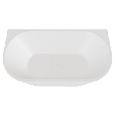 Besco Vica wanna przyścienna 170x80 cm owalna biała #WAS-170VNBO