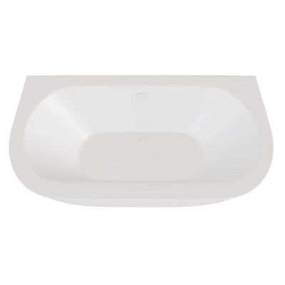 Besco Volya wanna przyścienna 170x75 cm owalna biała #WKV-170-WBO