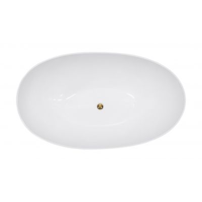 Besco Siya wanna wolnostojąca 172x100 cm owalna biała #WMMB-172SKW