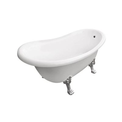Besco Otylia wanna wolnostojąca 160x76,5 cm owalna biała #WPO-160-CHC