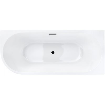 Corsan Intero wanna narożna 160x75 cm prostokątna prawa biała E230LPBL