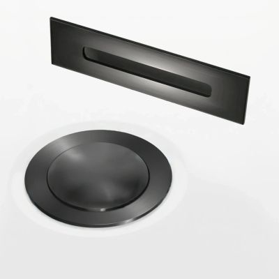 Corsan Intero maskownica przelewu i odpływu Grafitowy / GunMetal ZWKKGM