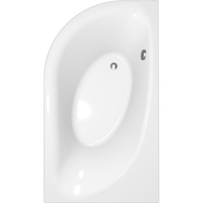 Wanna asymetryczna 160 x 90 cm prawa Cersanit Cariba S301-054