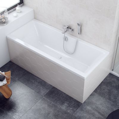 Excellent Pryzmat wanna prostokątna 150x75,5 cm biała WAEX.PRY15WH