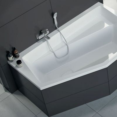 Excellent Vesper wanna narożna 160x100 cm prawa biała WAEX.VEP16WH