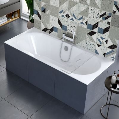 Excellent Oceana wanna prostokątna Slim 170x75 cm biały mat WAEX.OCE17WHMS