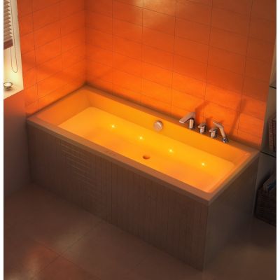 Excellent Pryzmat wanna prostokątna 160x75 cm chromoterapia WAEX.PRY16WHCHROMOTERAPIA4