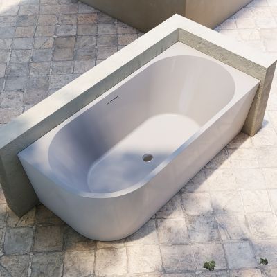 Hagser Ilsa wanna narożna 160x75 cm prostokątna biała HGR30000011