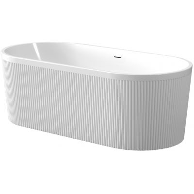 Invena Glamour wanna wolnostojąca 170x80 cm owalna biała AN-01-120