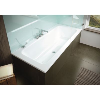 Kaldewei Puro Set Wide wanna prostokątna 170x70 cm biała 261000011001