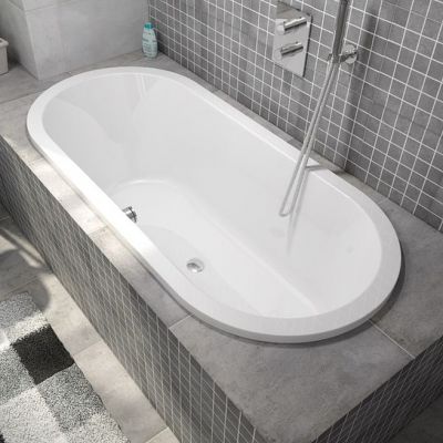 Polysan Astra O wanna owalna 165x75 cm biała 35611