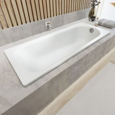 Kaldewei Saniform Plus wanna prostokątna 170x70 cm model 363-1 z częściowym wykończeniem antypoślizgowym biała 111830000001