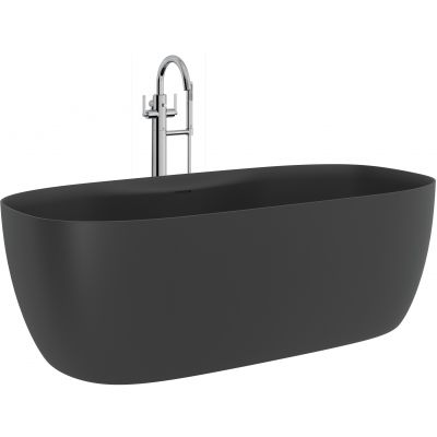 Kludi Resa S wanna wolnostojąca 170x80 cm owalna czarna 53BF0339