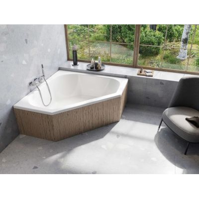 Kronenbach Cube wanna narożna 145x145 cm biała KBABE1450