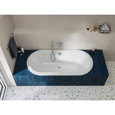 Kronenbach Tube wanna owalna 180x85 cm biała KBABO1885