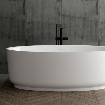 Ksuro 03 wanna wolnostojąca 170x85 cm akrylowa biała 32006000