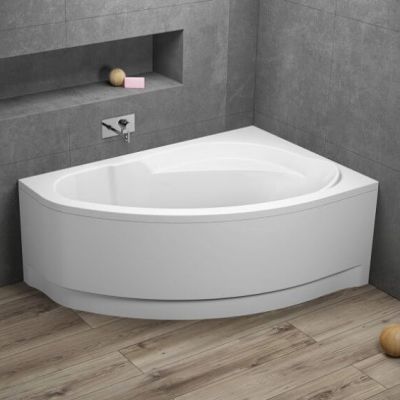 Polimat Marea wanna narożna 150x100 cm prawa biała 00293