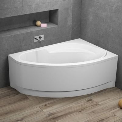 Polimat Marea wanna narożna 160x100 cm prawa biała 00532