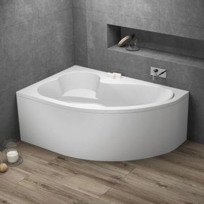 Polimat Mega wanna narożna 160x105 cm lewa biała 00230
