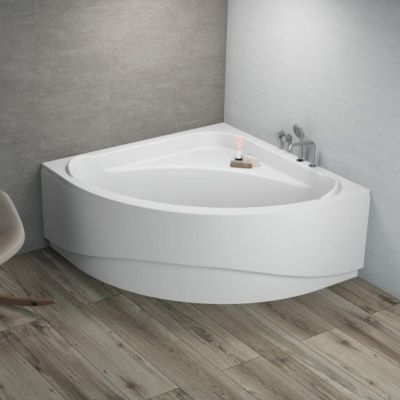 Polimat Standard wanna narożna 140x140 cm biała 00254