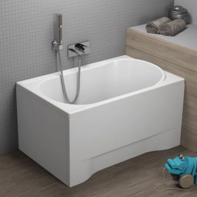 Polimat Mini wanna prostokątna 100x65 cm biała 00059