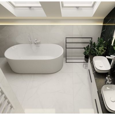 LaVita Oklahoma wanna wolnostojąca 170x80 cm owalna biała