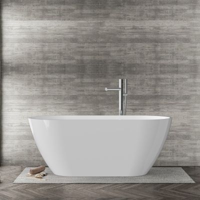LaVita Irun wanna wolnostojąca 160x73 cm owalna biała