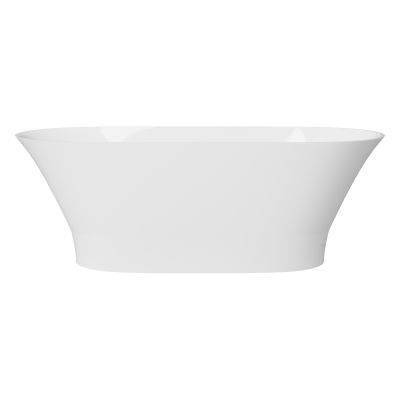 Lavaberg Glit wanna wolnostojąca 157x69 cm owalna biała 663121161103