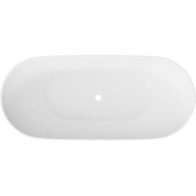 Lavaberg Gunnar wanna wolnostojąca 160x70 cm owalna biała 663133161003