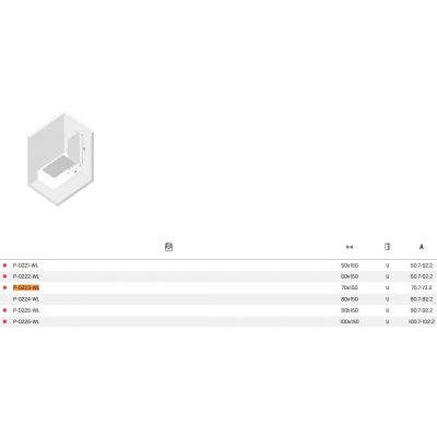 New Trendy Nesta parawan nawannowy 70 cm 1-częściowy Gunmetal Brushed/szkło przezroczyste P-0223-WL