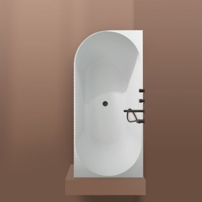 Oltens Hamnes wanna narożna 170x80 cm prawa biała 11009000