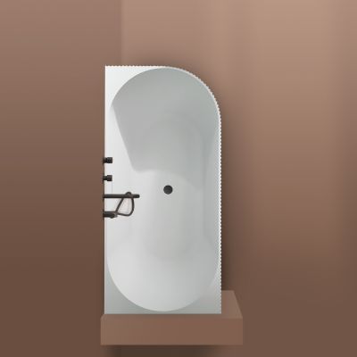 Oltens Hamnes wanna narożna 160x75 cm lewa biała 11010000